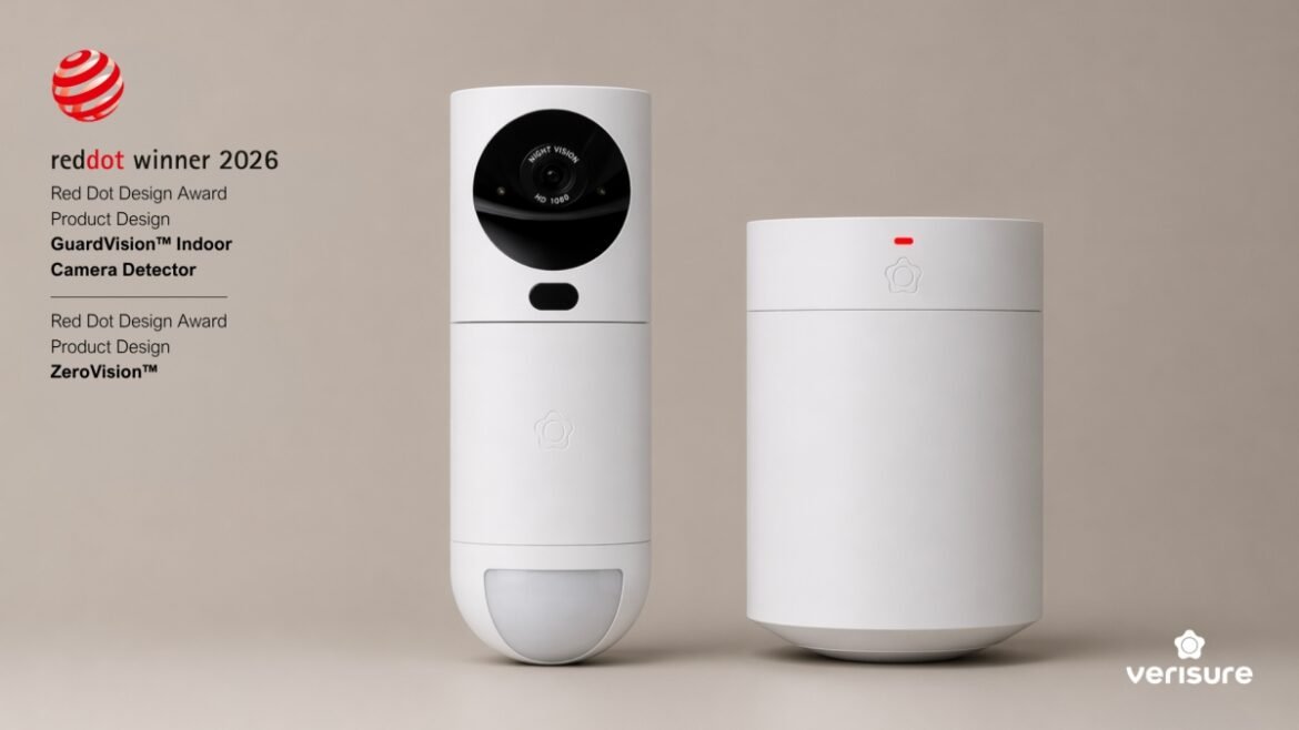 Verisures ZeroVision och GuardVision Indoor Camera Detector vinner två Red Dot Design Awards 2026