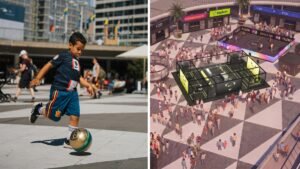 FUZED förvandlar Sergels torg till en meningsfull mötesplats där gaming och fysisk aktivitet går hand i hand