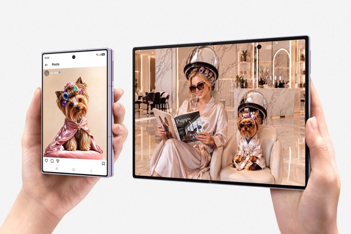 Samsungs vikbara mobiler har lämnat nischen – nu ska de bli framtidens smartphone