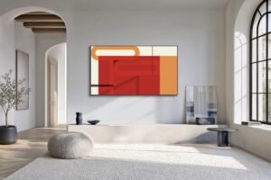 Konsten med ﬂexibelt boende: Hur Samsungs The Frame TV anpassar sig till moderna hem i höst