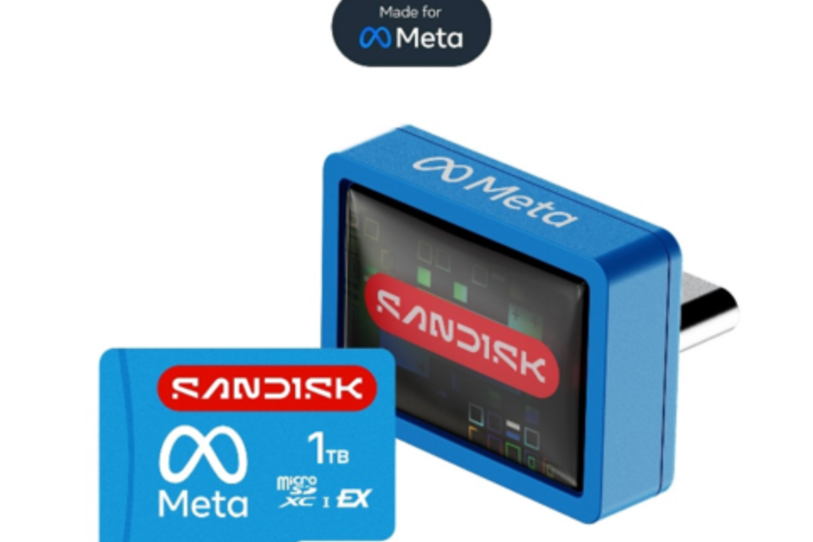 Sandisk blir exklusiv lagringspartner för Metas VR-glasögon
